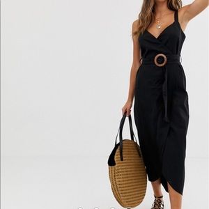 Asos design wrap maxi dress 4